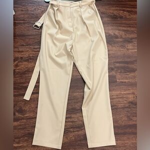 Work pants with belt